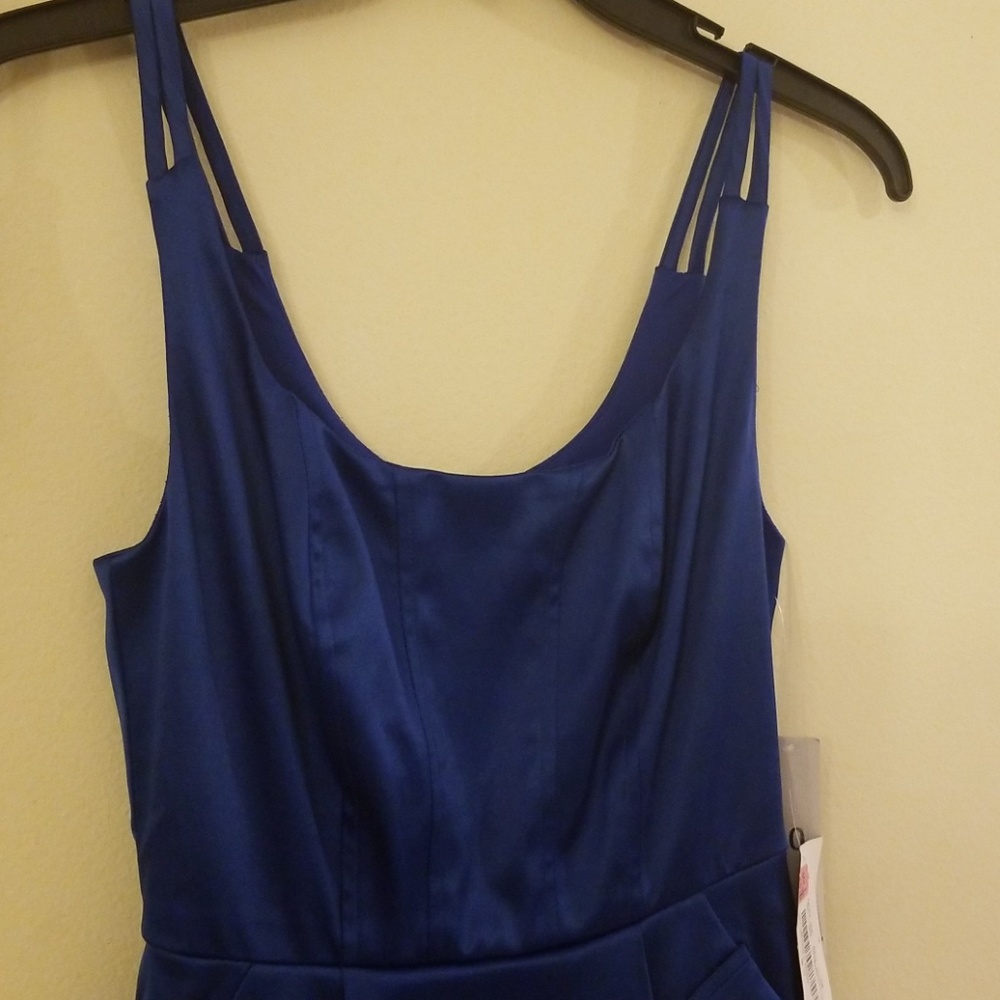 Teeze Me Double Strap Long High-Low Dress - Picture 5 of 5